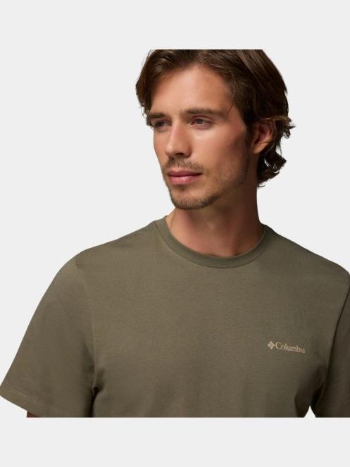 tricou cu maneci scurte pt. barbati Columbia CSC Logo Back Tee verde 6