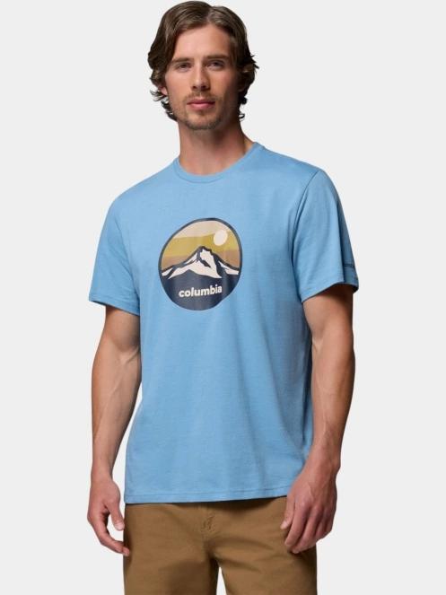 tricou cu maneci scurte pt. barbati Columbia CSC Seasonal Graphic Tee albastru 2