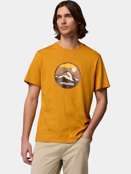 tricou cu maneci scurte pt. barbati Columbia CSC Seasonal Graphic Tee portocaliu 2