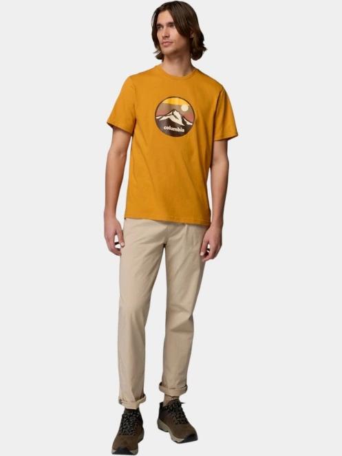 tricou cu maneci scurte pt. barbati Columbia CSC Seasonal Graphic Tee portocaliu 5