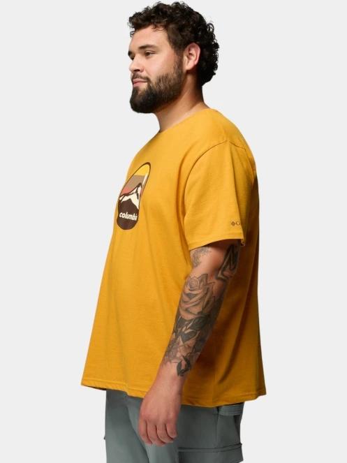 tricou cu maneci scurte pt. barbati Columbia CSC Seasonal Graphic Tee galben 3