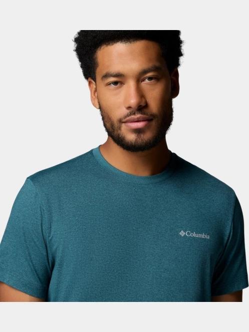 tricou pentru sport, cu maneci scurte pt. barbati Columbia Parsons Point Short Sleeve Logo Tee albastru 6