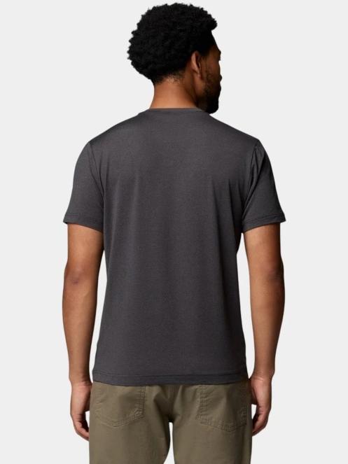 tricou pentru sport, cu maneci scurte pt. barbati Columbia Parsons Point  Short Sleeve Logo Tee negru 4