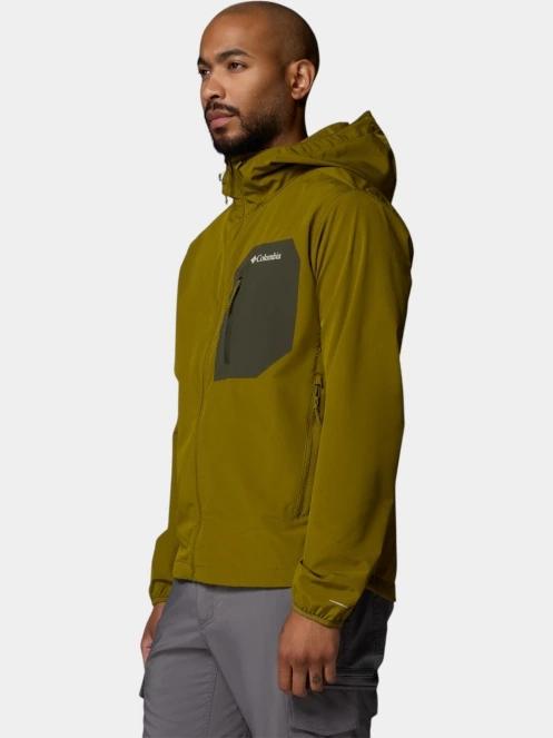 strat intermediar hibrid pt. barbati Columbia Tall Heights III Hooded Softshell verde 3