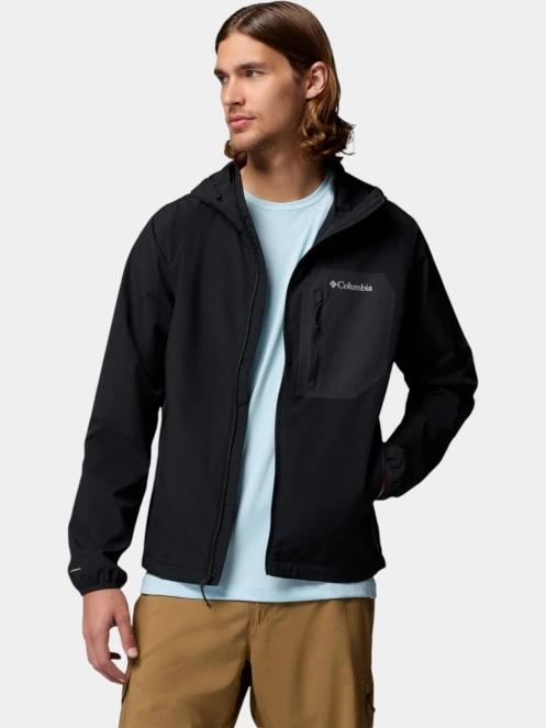 pulover softshell pt. barbati Columbia Tall Heights III Hooded Softshell negru 6