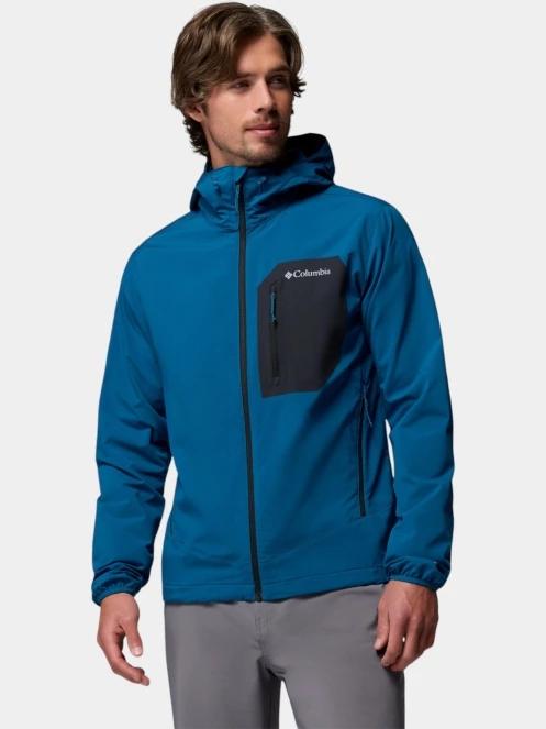 pulover softshell pt. barbati Columbia Tall Heights III Hooded Softshell albastru 2