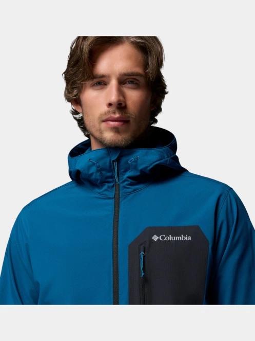 pulover softshell pt. barbati Columbia Tall Heights III Hooded Softshell albastru 7