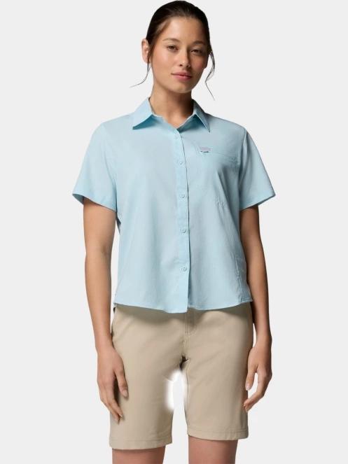 camasa cu maneci scurte pt. femei Columbia Silver Ridge Utility II Short Sleeve Shirt albastru deschis 2