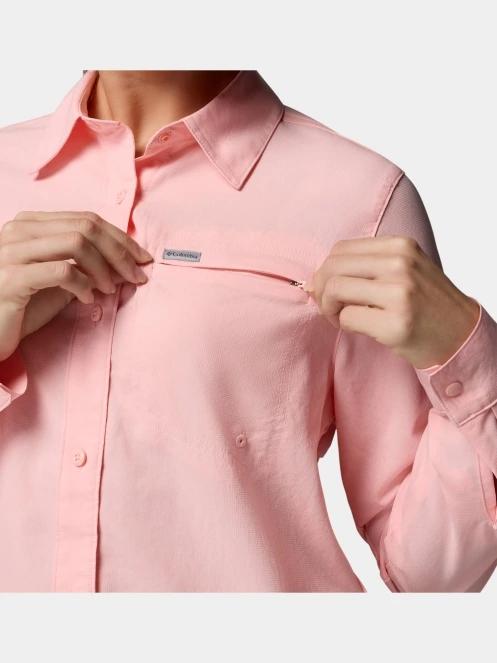 camasa cu maneci lungi pt. femei Columbia Silver Ridge Utility II Long Sleeve Shirt roz 8