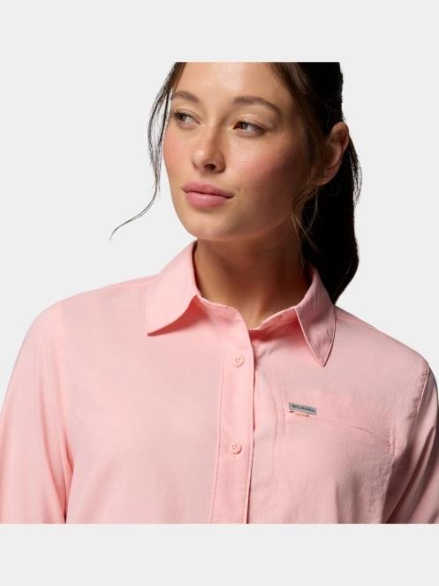 camasa cu maneci lungi pt. femei Columbia Silver Ridge Utility II Long Sleeve Shirt roz 9