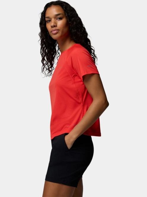 tricou pentru sport, cu maneci scurte pt. femei Columbia Stealth Spring Short Sleeve Tee rosu 3
