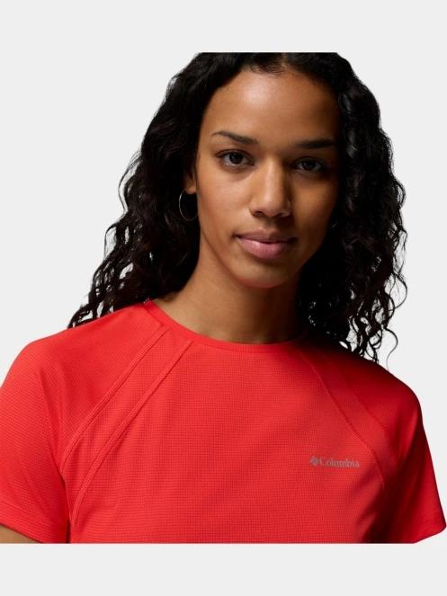 tricou pentru sport, cu maneci scurte pt. femei Columbia Stealth Spring Short Sleeve Tee rosu 6