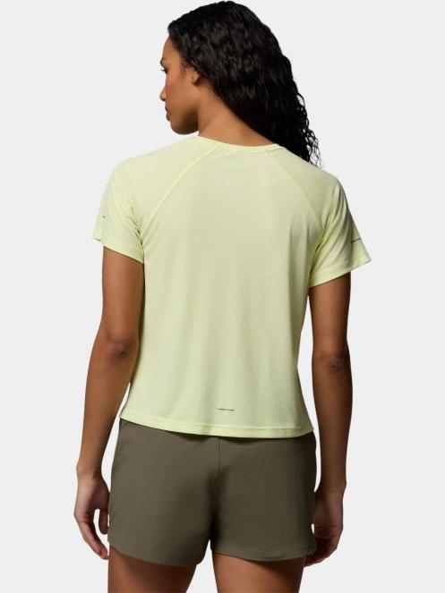 tricou pentru sport, cu maneci scurte pt. femei Columbia Stealth Spring Short Sleeve Tee galben 4