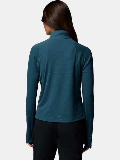 tricou cu maneci lungi, pentru sport pt. femei Columbia Stealth Spring Long Sleeve Half Zip Tee albastru 4