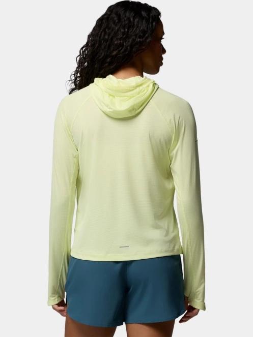 tricou cu maneci lungi, pentru sport pt. femei Columbia Stealth Spring Long Sleeve Hoodie galben 4