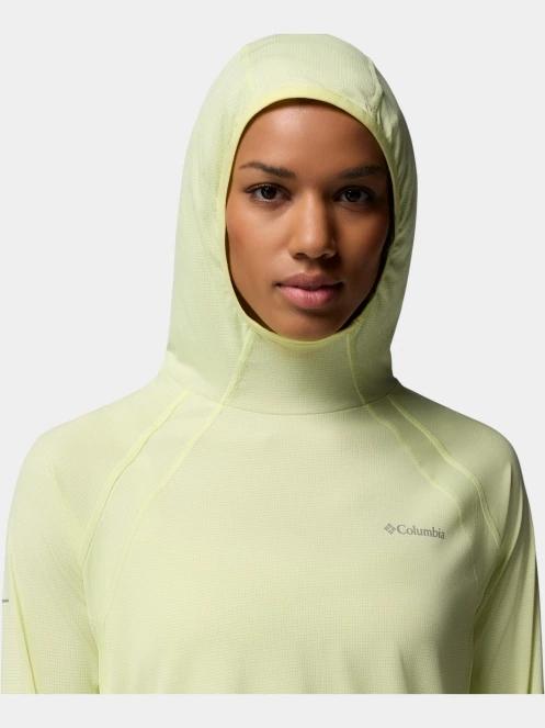tricou cu maneci lungi, pentru sport pt. femei Columbia Stealth Spring Long Sleeve Hoodie galben 6