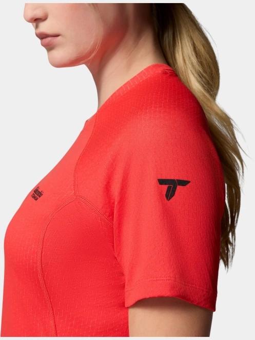 tricou pentru sport, cu maneci scurte pt. femei Columbia Driventure Short Sleeve rosu 7