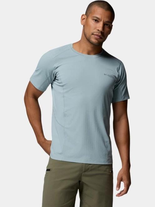tricou pentru sport, cu maneci scurte pt. barbati Columbia Diamond Peak Pro Short Sleeve albastru deschis 2