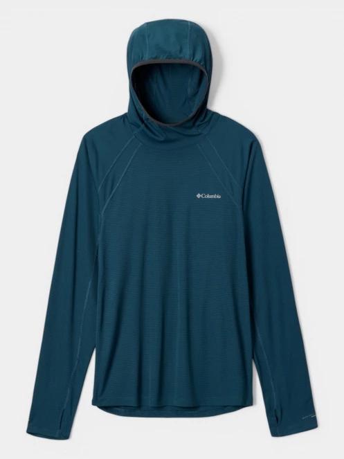 tricou cu maneci lungi, pentru sport pt. barbati Columbia Stealth Spring Long Sleeve Hoodie albastru 3