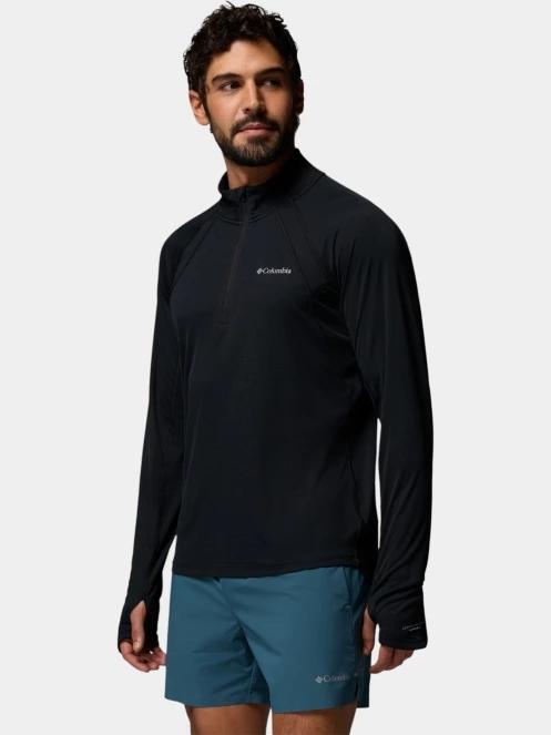 tricou cu maneci lungi, pentru sport pt. barbati Columbia Stealth Spring Long Sleeve Half Zip Tee negru 3