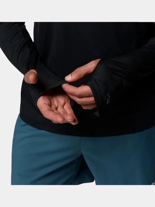 tricou cu maneci lungi, pentru sport pt. barbati Columbia Stealth Spring Long Sleeve Half Zip Tee negru 6