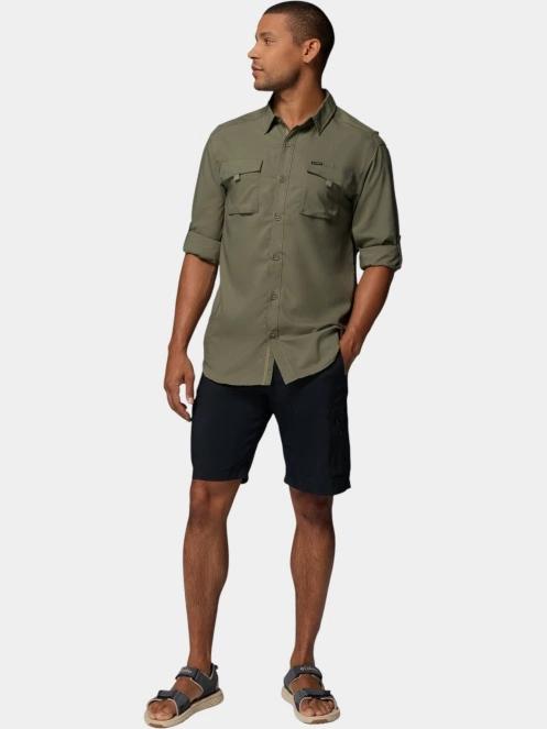 camasa cu maneci lungi pt. barbati Columbia Silver Ridge Utility II Long Sleeve Shirt verde inchis 4