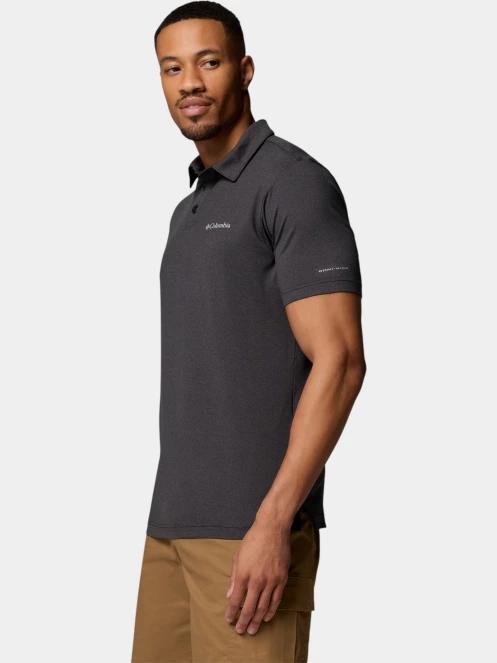 tricou cu guler pt. barbati Columbia Parsons Point Polo gri 3