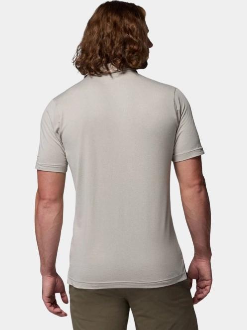 tricou cu guler pt. barbati Columbia Parsons Point Polo nisip 4