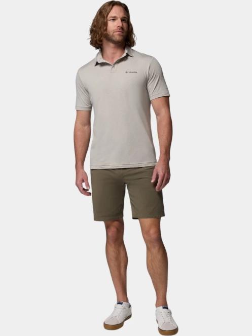 tricou cu guler pt. barbati Columbia Parsons Point Polo nisip 5