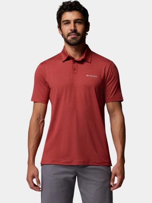 tricou cu guler pt. barbati Columbia Parsons Point Polo rosu 2
