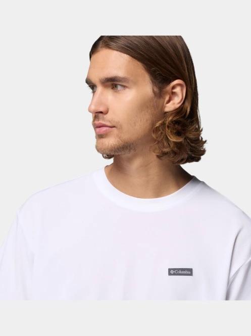 tricou pentru sport, cu maneci scurte pt. barbati Columbia Chill Creek Knit Tee alb 6