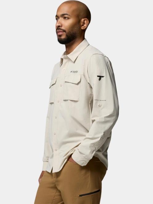 camasa cu maneci lungi pt. barbati Columbia Silver Ridge Elite Long Sleeve Woven nisip 3