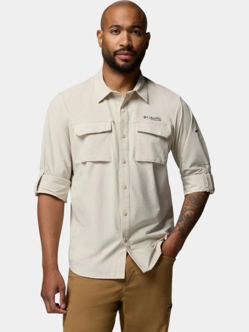 camasa cu maneci lungi pt. barbati Columbia Silver Ridge Elite Long Sleeve Woven nisip 6
