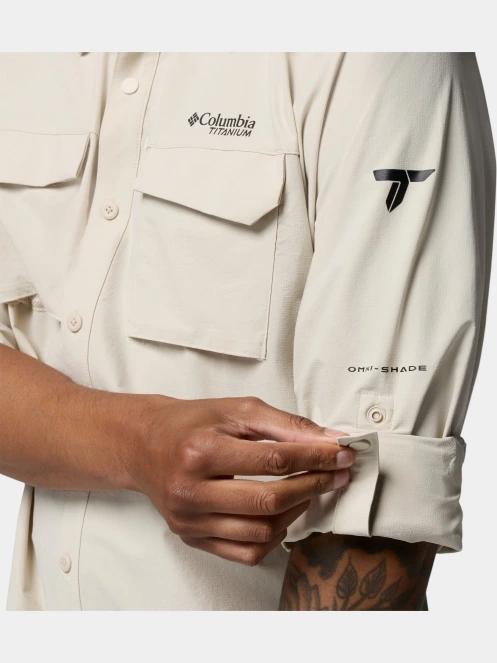 camasa cu maneci lungi pt. barbati Columbia Silver Ridge Elite Long Sleeve Woven nisip 7