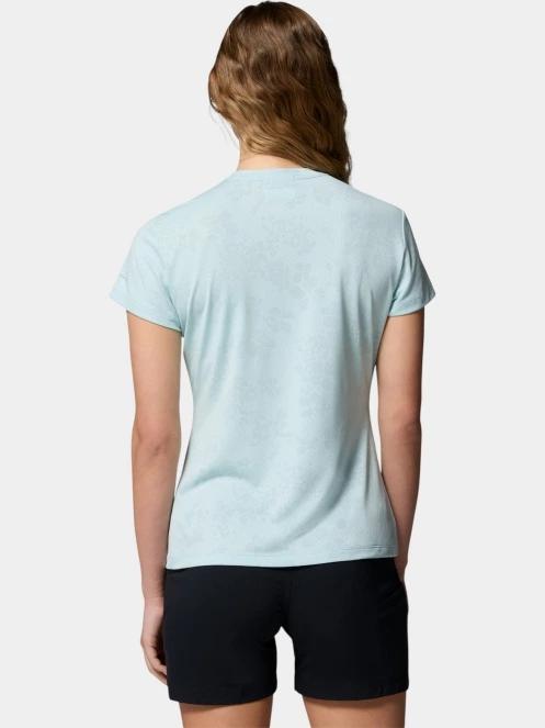 tricou pentru sport, cu maneci scurte pt. femei Columbia Bluebird Canyon II Short Sleeve Crew albastru deschis 4