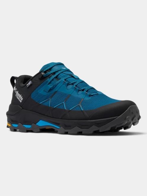 pantofi de drumetie impermeabili pt. barbati Columbia Peakfreak Titanium Outdry albastru 2