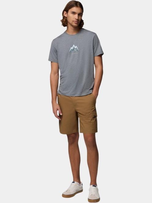 tricou pentru sport, cu maneci scurte pt. barbati Columbia Parsons Point Short Sleeve Graphic Tee gri 6