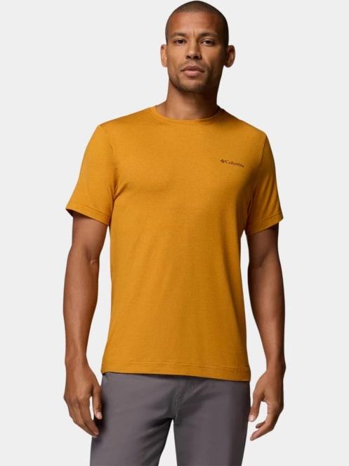 tricou pentru sport, cu maneci scurte pt. barbati Columbia Parsons Point Short Sleeve Back Graphic Tee portocaliu 2