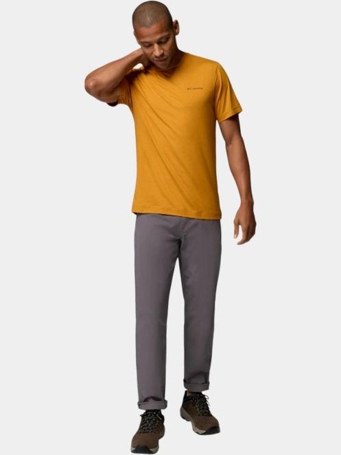 tricou pentru sport, cu maneci scurte pt. barbati Columbia Parsons Point Short Sleeve Back Graphic Tee portocaliu 5