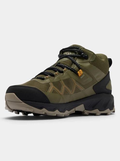 bocanci de drumetie impermeabili pt. barbati Columbia Peakfreak 3 Mid Outdry oliv 2