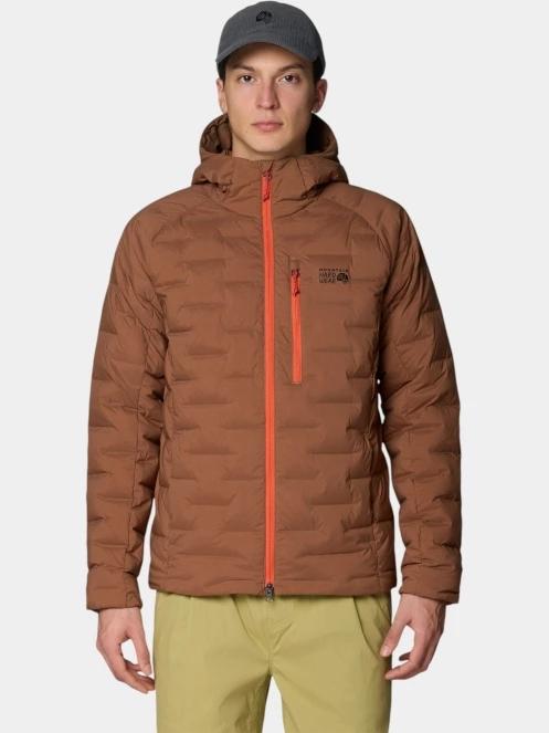 jacheta de puf pt. barbati Mountain Hardwear StretchDown™ Hooded Jacket maro 2