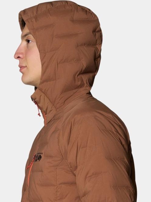 jacheta de puf pt. barbati Mountain Hardwear StretchDown™ Hooded Jacket maro 7