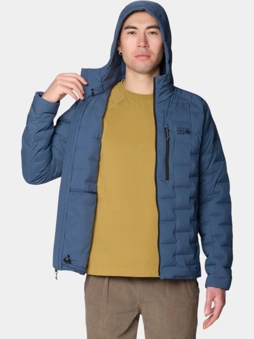 jacheta de puf pt. barbati Mountain Hardwear StretchDown™ Hooded Jacket albastru 5