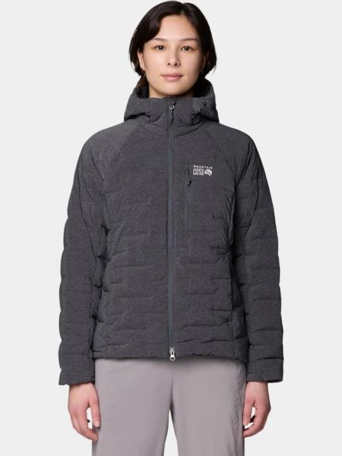jacheta de puf pt. femei Mountain Hardwear StretchDown™ Hooded Jacket gri 2