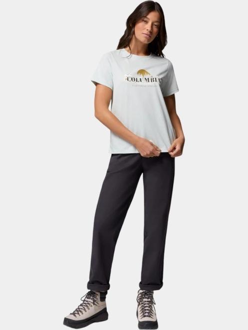 tricou cu maneci scurte pt. femei Columbia Rolling Bend Seasonal Graphic Tee verde deschis 5