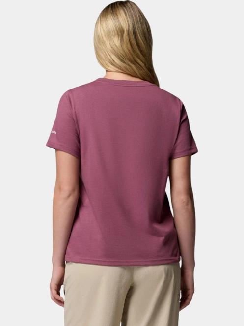 tricou cu maneci scurte pt. femei Columbia Rolling Bend Seasonal Graphic Tee violet 4