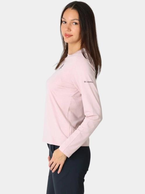 tricou cu maneci lungi pt. femei Columbia Parsons Point Long Sleeve Graphic Tee roz 3