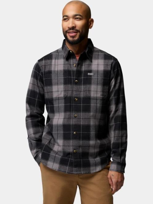 camasa cu maneci lungi pt. barbati Columbia Pitchstone Stretch Flannel negru 2