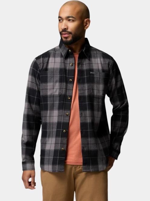 camasa cu maneci lungi pt. barbati Columbia Pitchstone Stretch Flannel negru 6