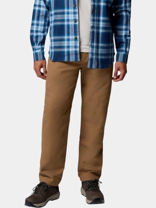 pantaloni lungi pt. barbati Columbia Pitchstone Warm Lined Pant maro 2
